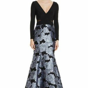 Floral Mermaid Skirt Gown